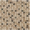Мозаика Bonaparte Каменная мозаика Turin-15 slim Matt 15х15 бежевая 30,5х30,5 см