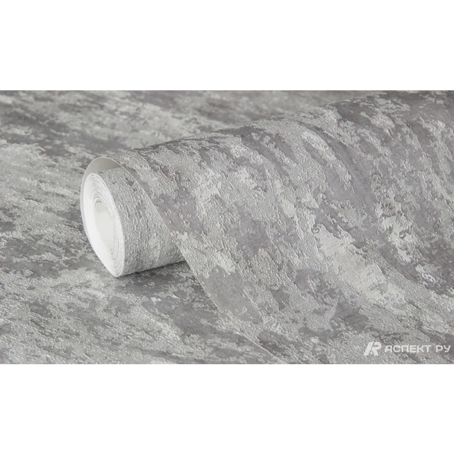 Обои флизелиновые Аспект Deluxe Римини Серый 70543-46 1,06х10,05 м