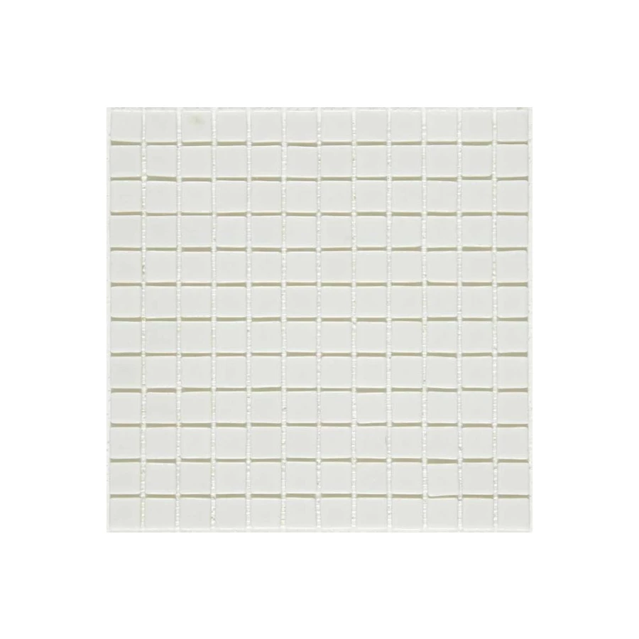 Стеклянная мозаика Mosavit Monocolor MC-101 Blanco глянцевая белая 31,6x31,6 см