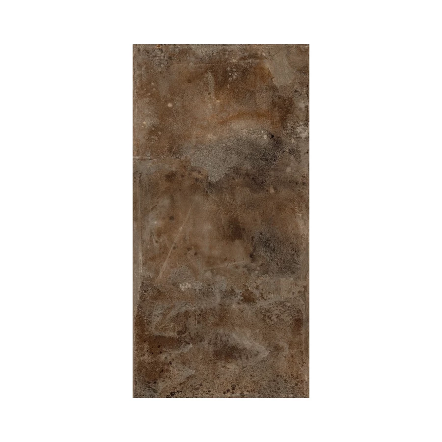 Керамогранит Ariostea Ultra Metal Metal Brown Zinc Prelucidato Soft 6 мм матовый коричневый UMT6S310500 300х100 см