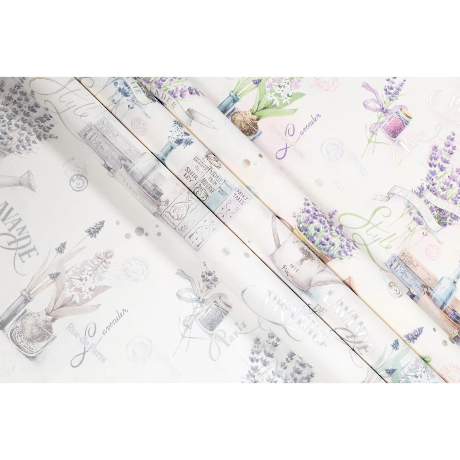 Обои флизелиновые Palitra Home Lavande синие HC71985-46 1,06х10,05 м