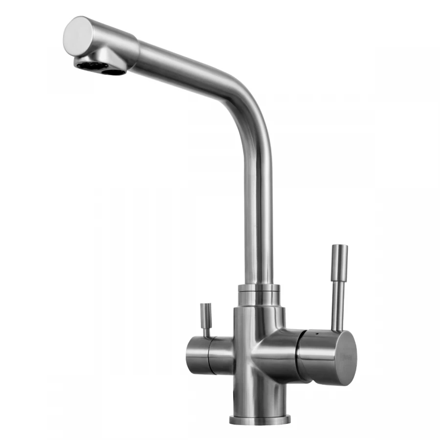 Смеситель для кухонной мойки Lemark Expert LM5061S хром матовый