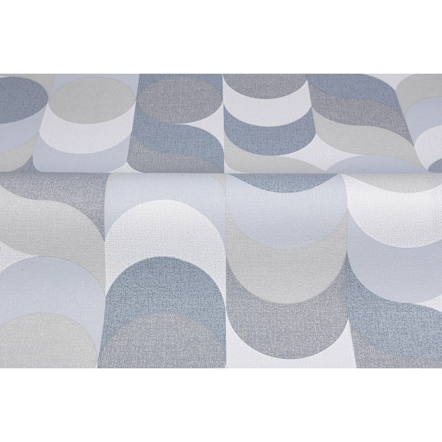 Обои флизелиновые Palitra Home Confetti HomeColor голубые HC31185-46 1,06х10,05 м