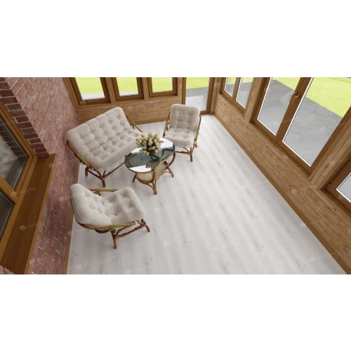 Каменный SPC ламинат Alpine Floor Classic синхронное тиснение Дуб выбеленный ЕСО 182-8 43 класс 4 мм 2.23 кв.м 122х18.3 см