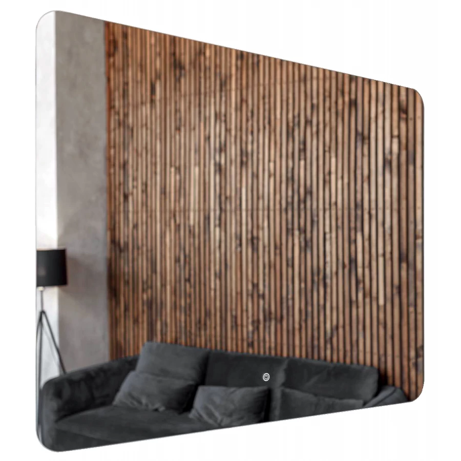 Зеркало Azario Alone Raggio влагостойкое с подсветкой сенсорный выключатель с функцией диммера CS00078966 100х70 см