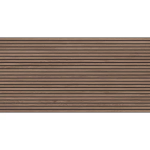 Керамогранит Laparet Wood Canarium Wenge Stripes матовый карвинг коричневый 120х60 см