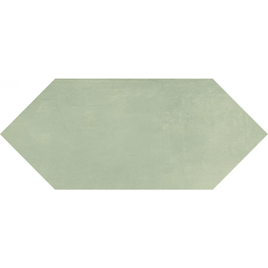 Плитка настенная Kerama Marazzi Фурнаш грань зеленый светлый глянцевый 14х34 см