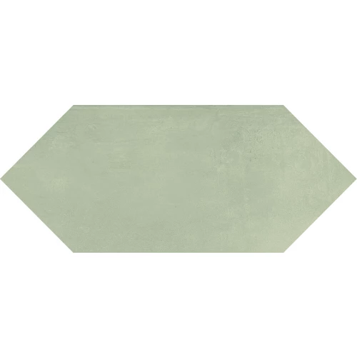 Плитка настенная Kerama Marazzi Фурнаш грань зеленый светлый глянцевый 14х34 см