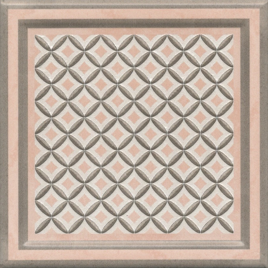 Декор Kerama Marazzi Монтальбано 1 матовый розовый OS/A292/17022 15x15 см