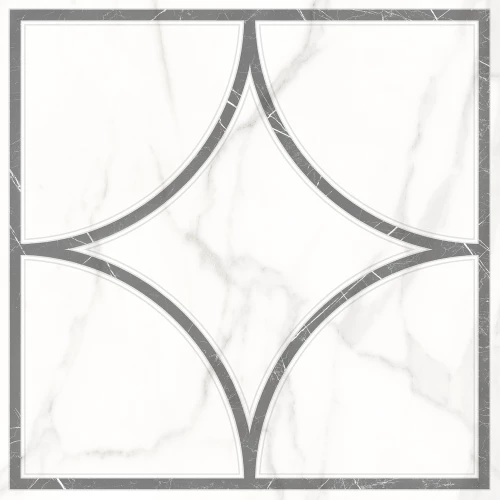 Декор Lasselsberger Ceramics Каррара Нова Геометрия 7346-0002 45х45 см
