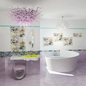 Керамогранит Gracia Ceramica Fantasy light светло-сиреневый PG 01 010401002186 45х45см