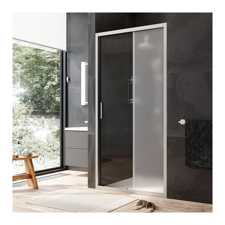 Дверь душевая в нишу Am Pm Gem раздвижная W90G-110-1-195MM 110x195 см