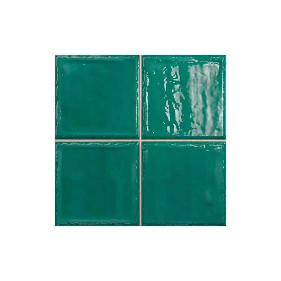 Плитка настенная Dar Ceramics Noa-Sticks Emerald глянцевая зеленая 20x20 см