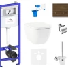Унитаз Lavinia Boho Relfix One Compacto 75110307 (комплект 9 в 1)