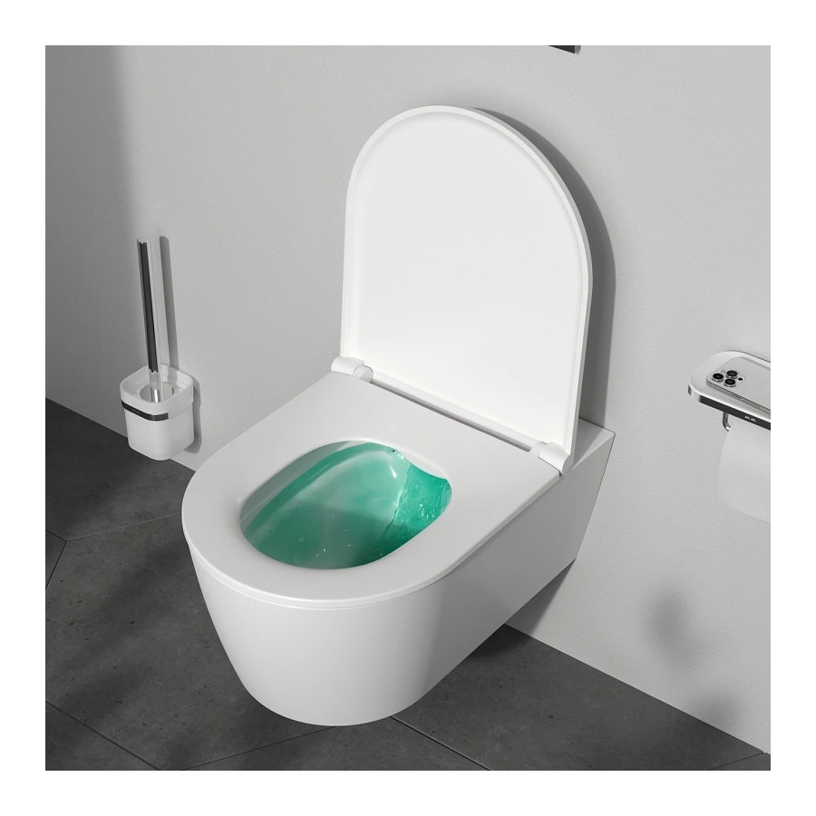 Унитаз подвесной Am Pm Func FlashClean с сиденьем микролифт C8F1701SC