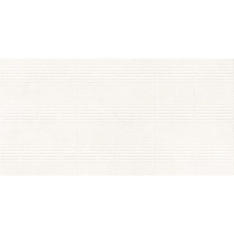 Керамогранит LCM Невел белый чип / Nevel White Chip матовый карвинг 60120NEV01M 120х60 см