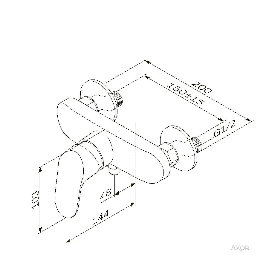 Смеситель для душа Am Pm Like F8020016