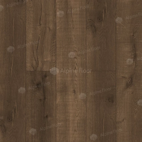 Каменный SPC ламинат Alpine Floor Real Wood синхронное тиснение Дуб Vermont ЕСО 2-3 43 класс 6 мм 2.23 кв.м 122х18.3 см