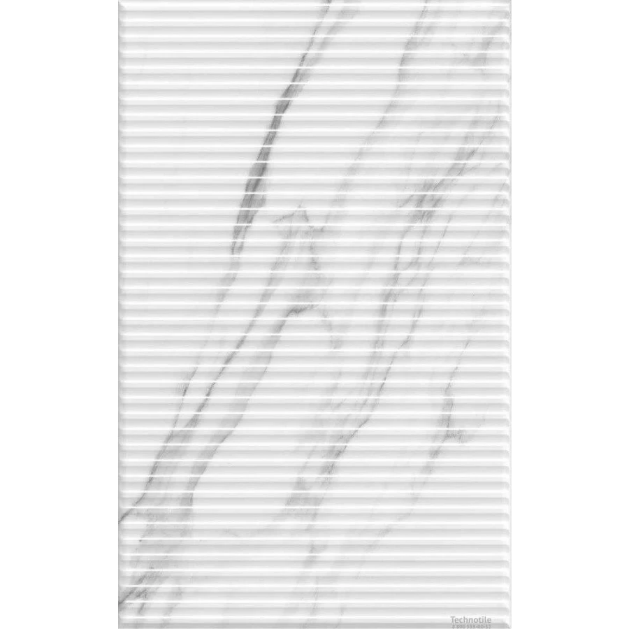 Плитка настенная Шахтинская плитка Арко низ 02 глянцевая белая 010100001581 40х25 см