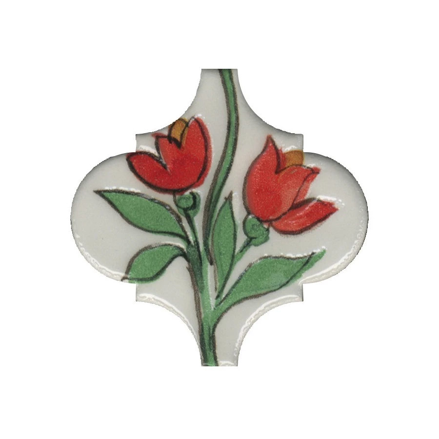 Декор Kerama Marazzi Авейру 5 глянцевый красный VT/A313/65000 6,5x6,5 см