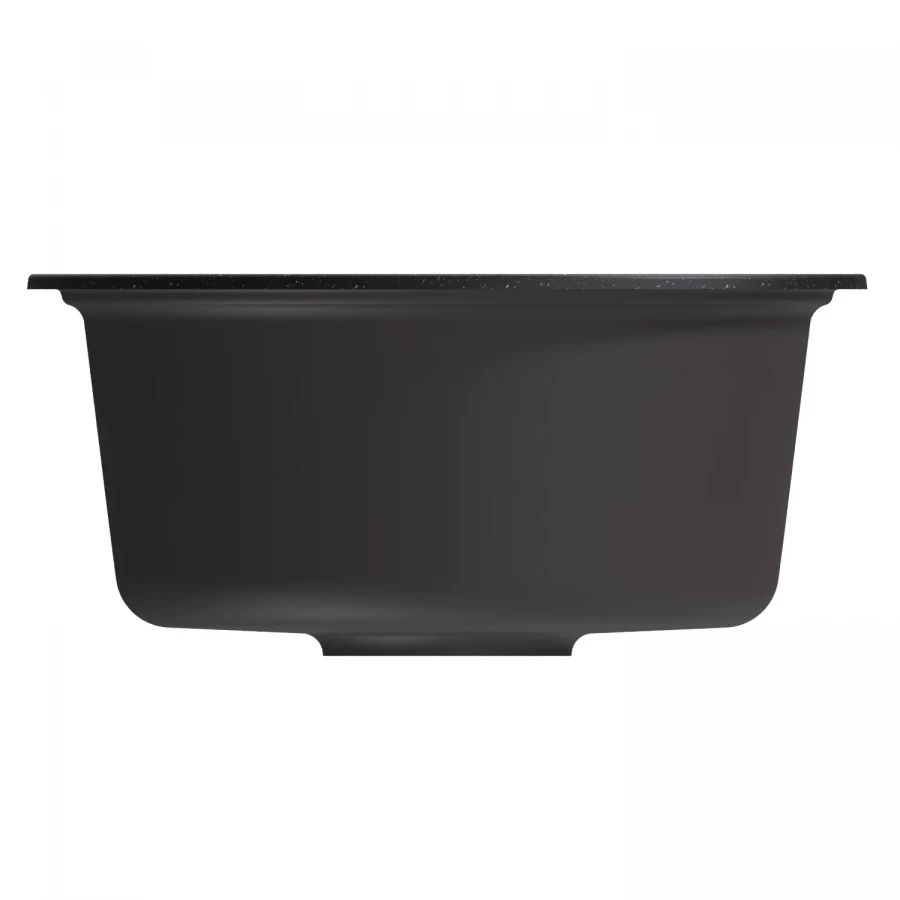 Мойкa MixLine круглая черная 551809 44x44 см