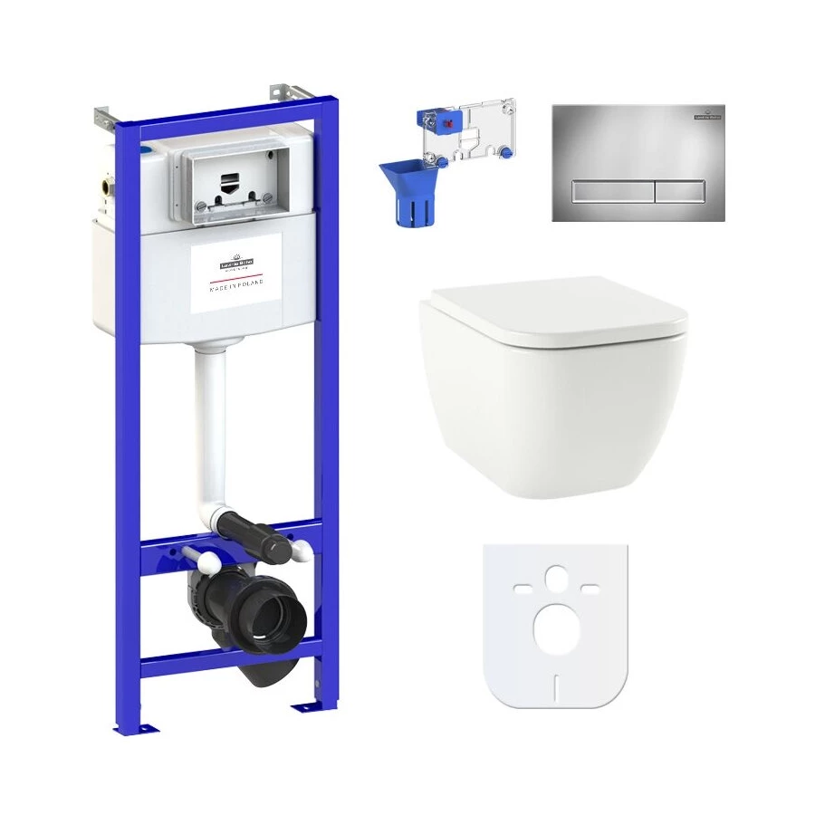 Унитаз Lavinia Boho Relfix One Rimless 87040074 (комплект 7 в 1)