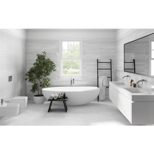 Плитка настенная Cersanit Grey Shades глянцевая белая 17331 59,8х29,8 см