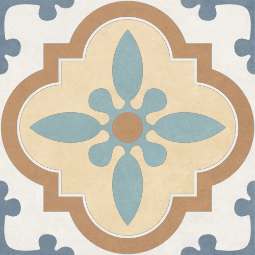 Керамогранит New Trend Design Art Mix 4 матовый многоцветный GP2020DMX55 20х20 см