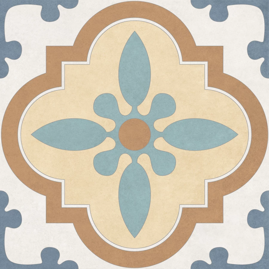 Керамогранит New Trend Design Art Mix 4 матовый многоцветный GP2020DMX55 20х20 см