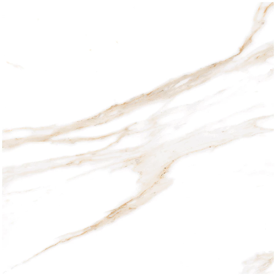 Керамогранит Ceradim Calacatta Regal Gold Полированный белый 60х60 см