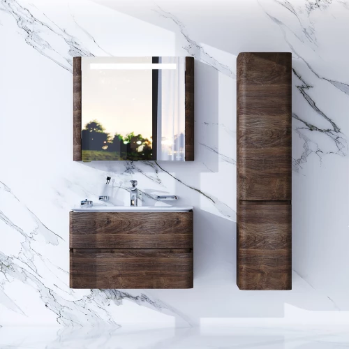 База под раковину Am Pm Sensation подвесная орех M30FHX0802NF 80 см