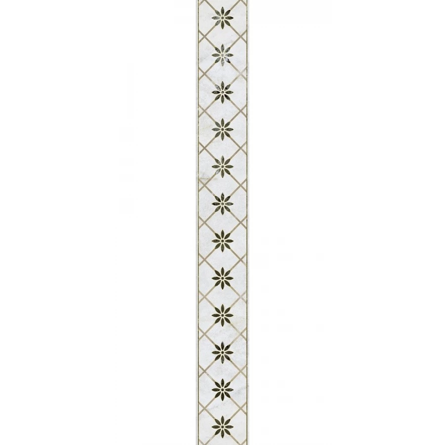 Плитка настенная Kerama Marazzi Серенада 1 Бордюр глянцевый белый VT/A571/11000R 60x7,2 см