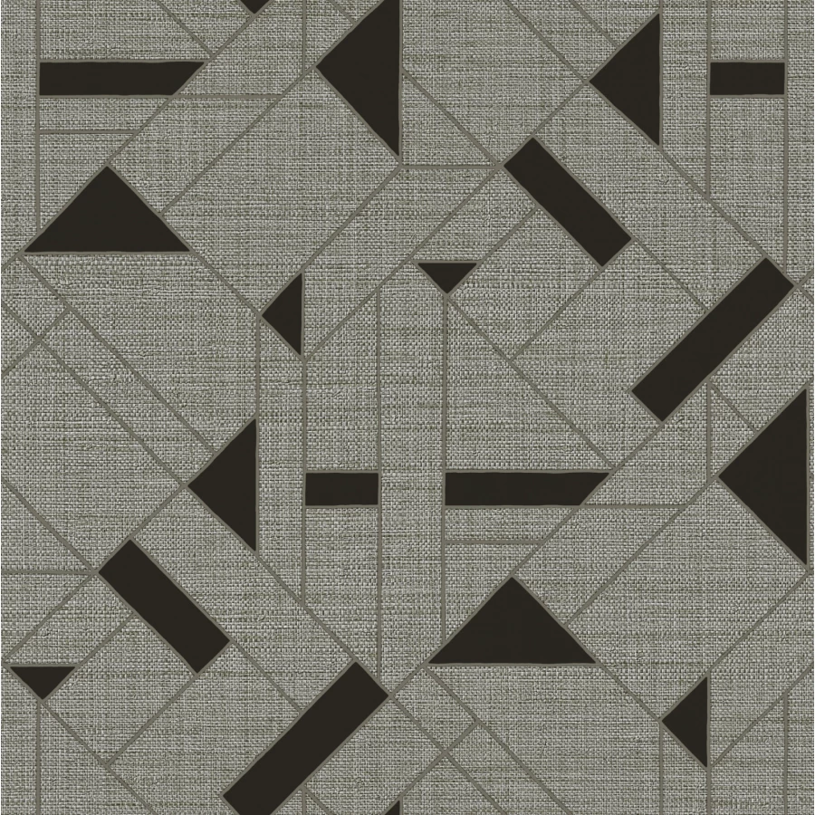 Обои винил на флизелине Zambaiti Trussardi VII Серый Коричневый 18950 10,05x0,70 м