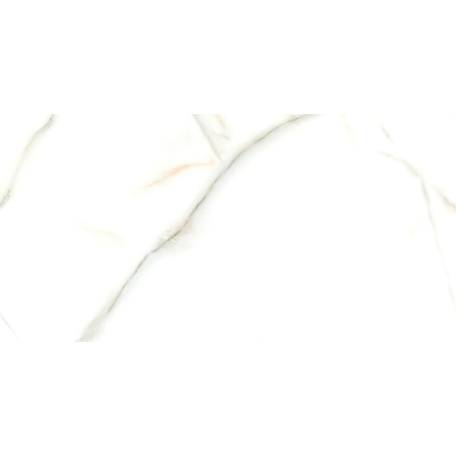 Керамогранит lamore Ceramic Gloss 60х120 Venato Crema глянцевый белый 60/120-066 120х60 см