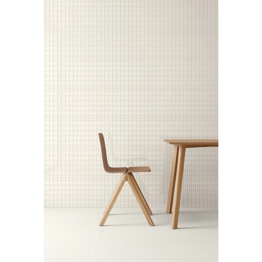 Плитка настенная Mutina Пунто Довн Глоссй Блансо / Punto Down Glossy Blanco глянцевая белая BOPDLG01 31,5х21,1 см