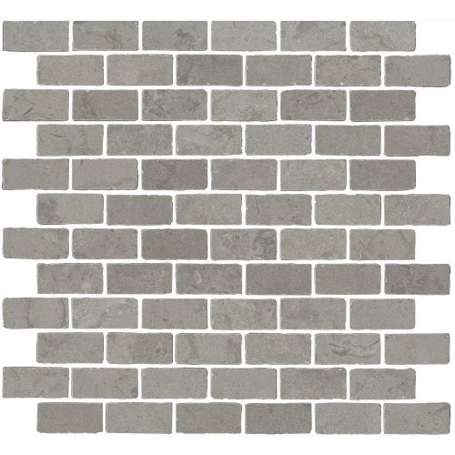 Мозаика Kerama Marazzi Про Лаймстоун Антика 1 матовая серая MBD009 32х30 см