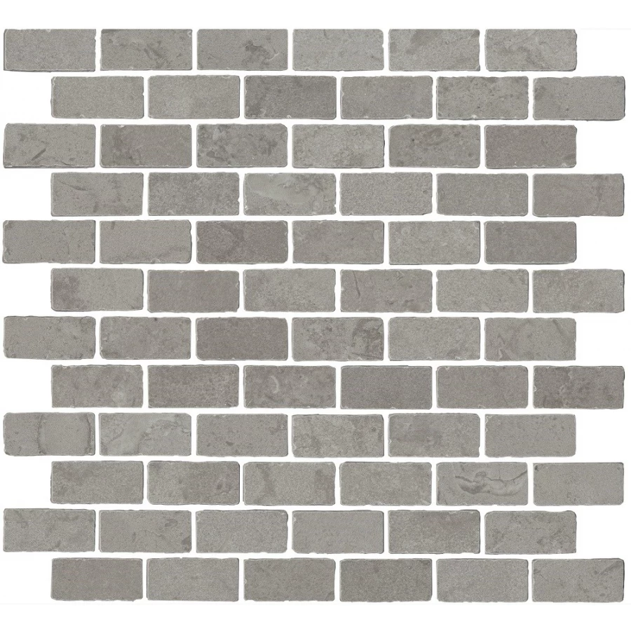 Мозаика Kerama Marazzi Про Лаймстоун Антика 1 матовая серая MBD009 32х30 см