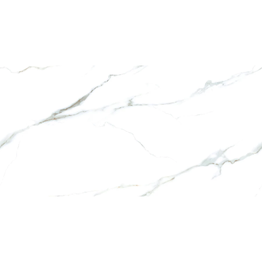 Керамогранит lamore Ceramic Gloss 60х120 Nicol Statuario глянцевый белый 60/120-041 120х60 см