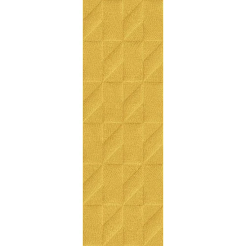Плитка настенная Marazzi Outfit Ocher Struttura Tetris 3D желтый 25x76 см