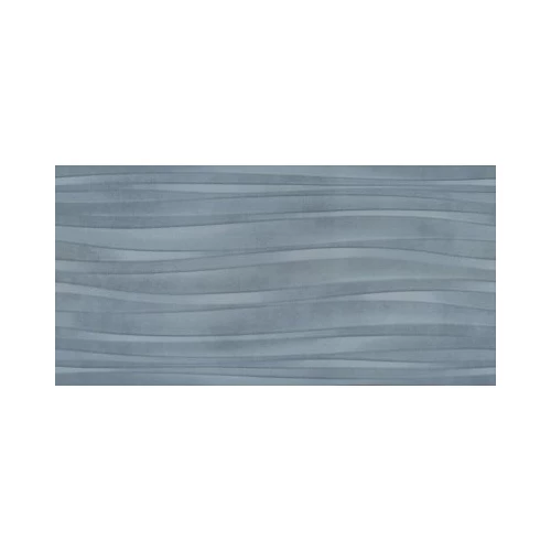 Плитка настенная Kerama Marazzi Маритимос голубой структура обрезной 11143R 30*60 см
