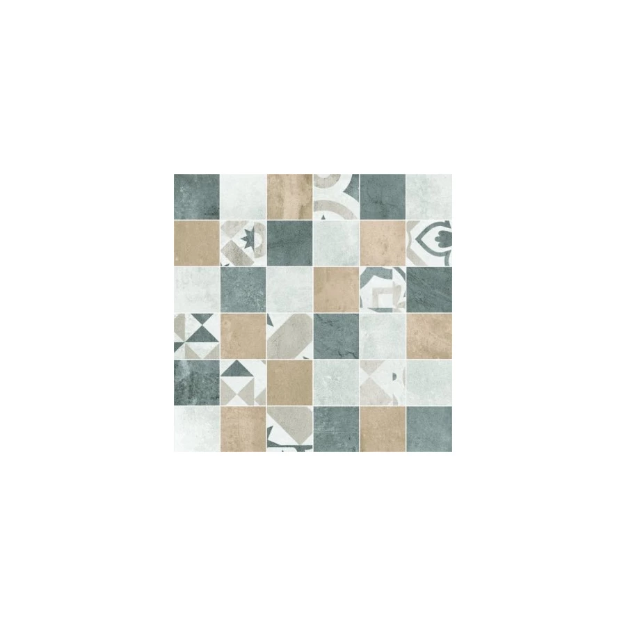 Декор мозаичный Lasselsberger Ceramics Цемент стайл многоцветный 6132-0128 30х30 см