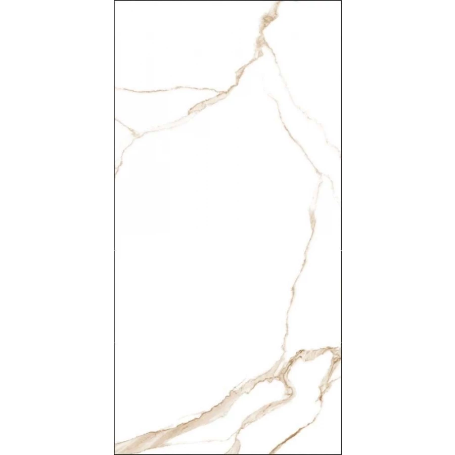 Керамогранит Global Tile Majestic_GT грес глазуированный Белый GT120600303MR 120х60 см