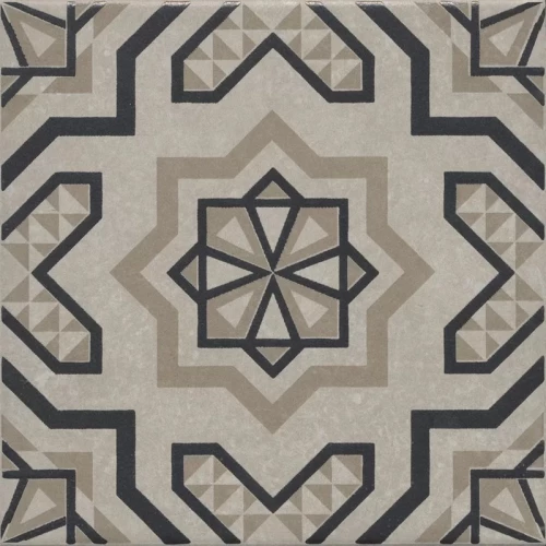 Керамогранит Kerama Marazzi Касабланка Декор матовый светло-серый KMD3STA047GN 20x20 см