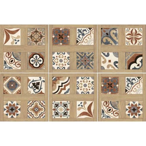 Керамический гранит Cersanit Florence пэчворк узоры 42х42 см