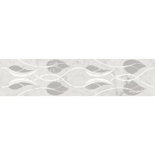 Плитка настенная Kerama Marazzi Тубкаль Бордюр обрезной глянцевый белый KMB3STA002BR 30x7,2 см