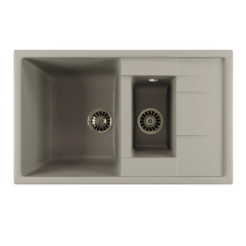 Мойка из искусственного мрамора Mixline ML-GM22 533164 49,5x77 см