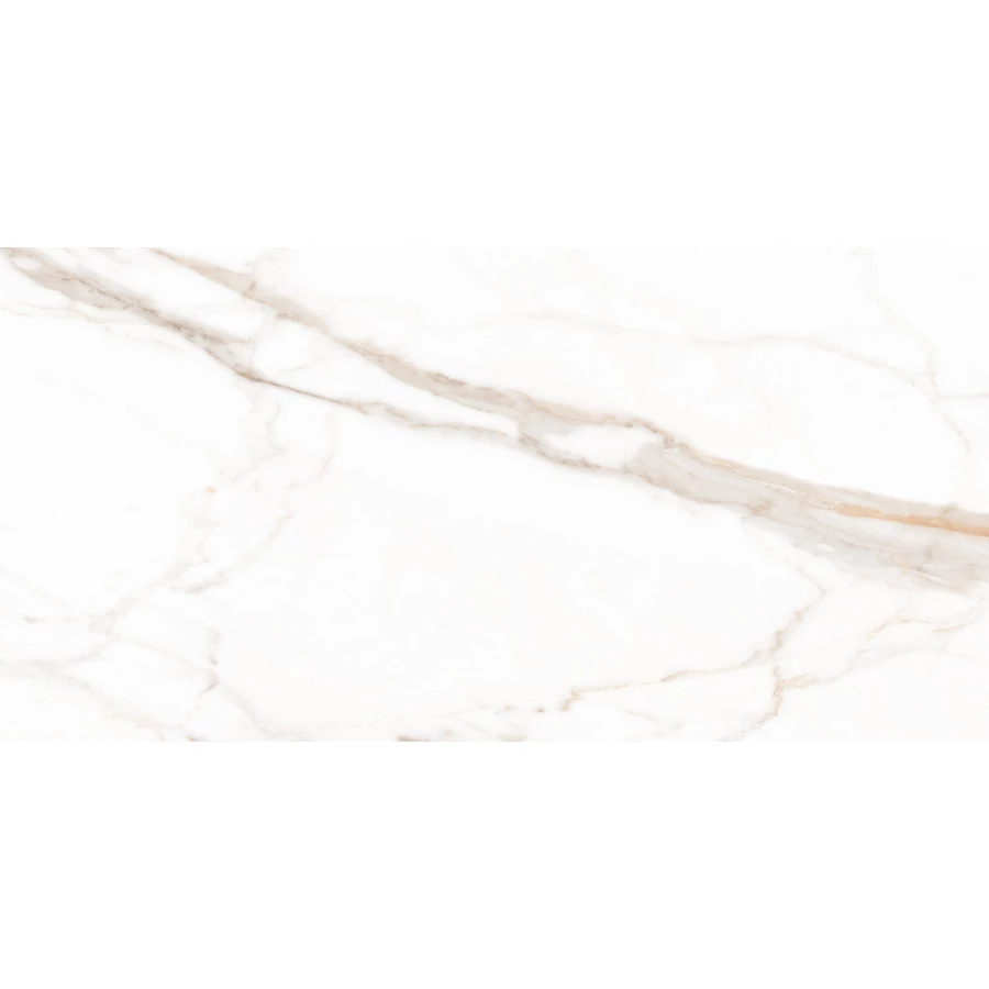 Керамогранит Ceradim Calacatta Goddes Gold Полированный белый 120х60 см