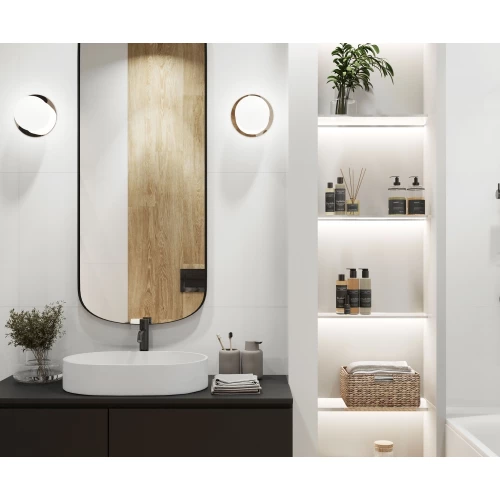 Керамогранит Realistik Super White 90% глянцевый белый 60x60 см