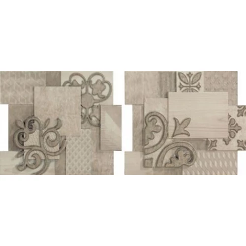 Бордюр Porcelanite Dos 9516 Comp.ceniza gris sin fin II серый (компл. из 2-х шт.) 23,2х19,9 см