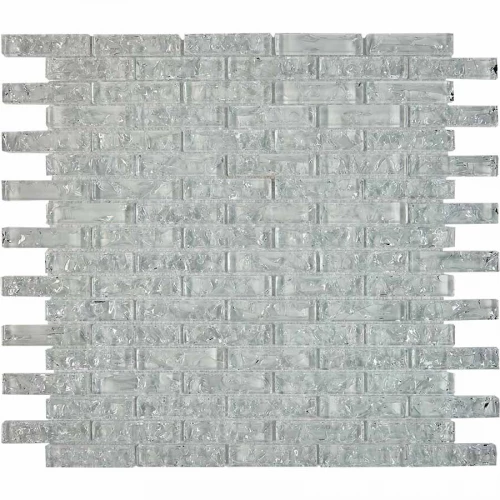 Мозаика из стекла Pixel mosaic Стеклянная мозаика чип 15x62 мм сетка Pix706 31,8х30,4 см